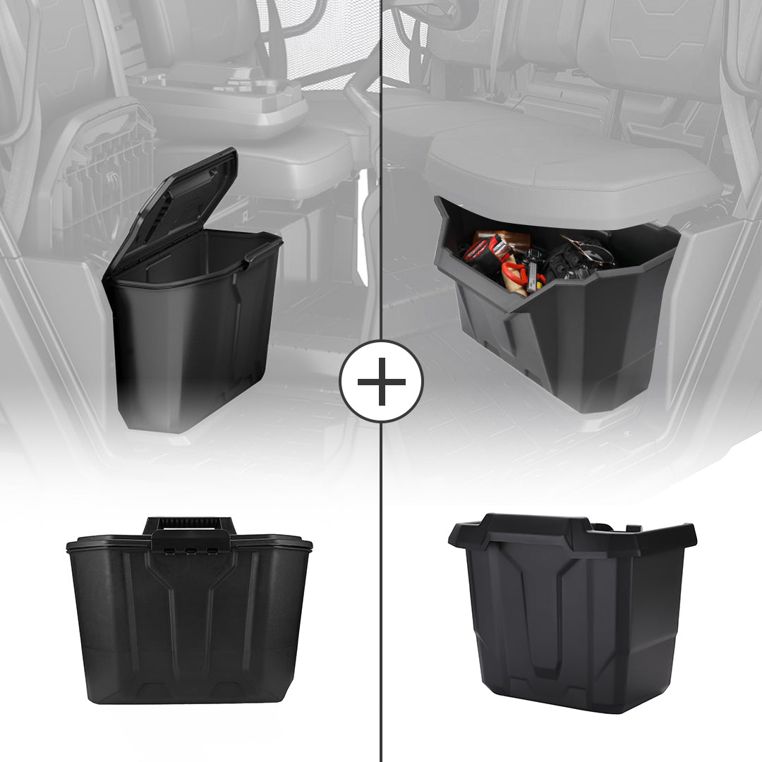 Removable Storage Box & Center Underseat Storage Box for Can Am Defender