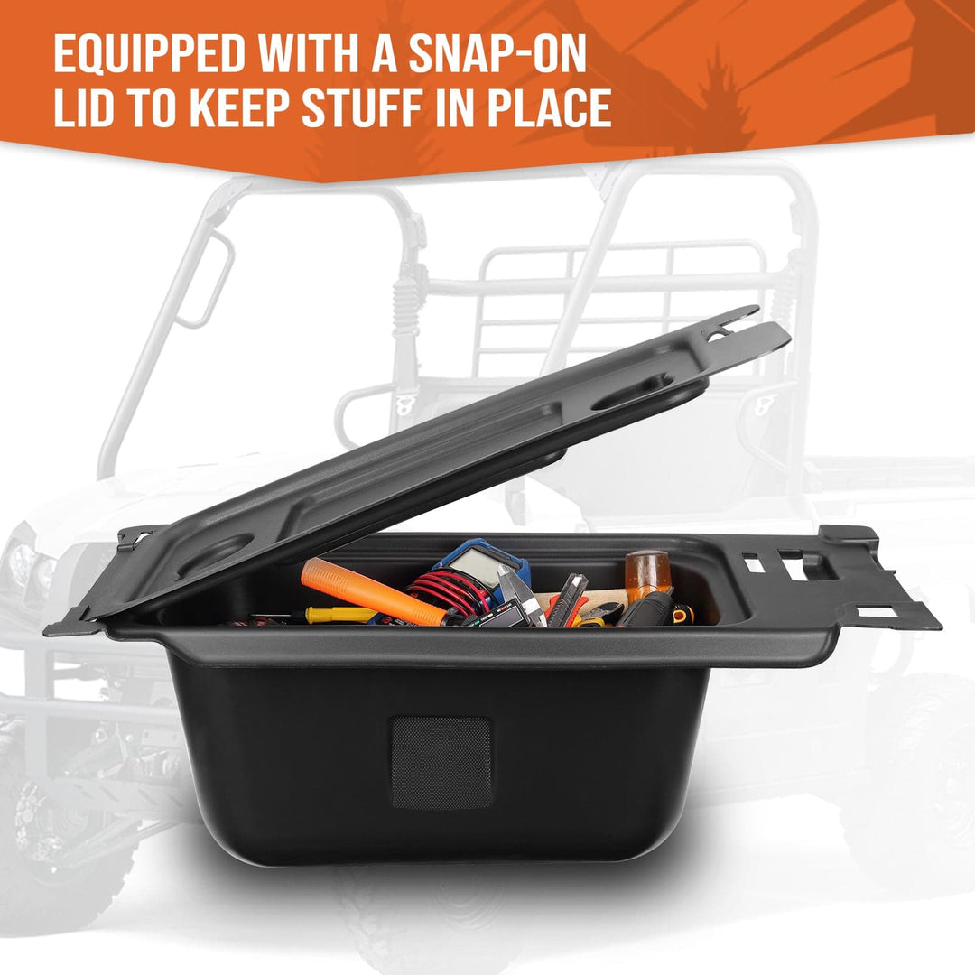 Under-Seat Storage Bin for Kawasaki Mule PRO-FX FXR FXT DX DXT - Kemimoto