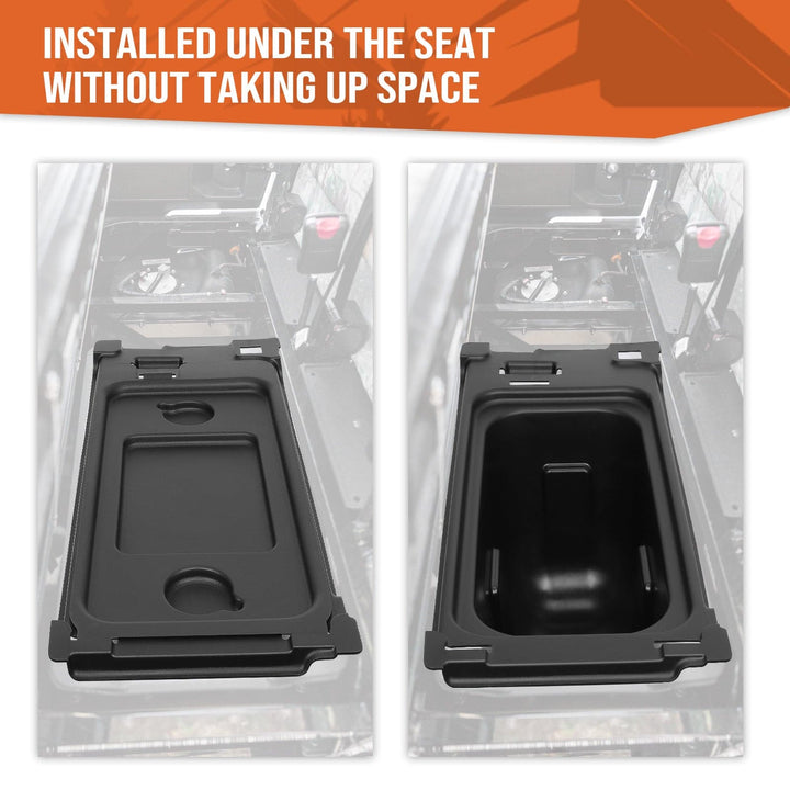 Under-Seat Storage Bin for Kawasaki Mule PRO-FX FXR FXT DX DXT - Kemimoto