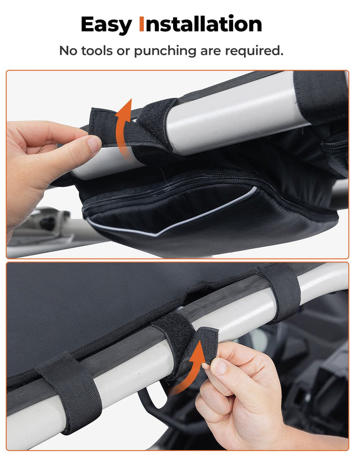 Roof Storage Bag with Tablet Holder for Can-Am Maverick X3 / X3 MAX - Kemimoto