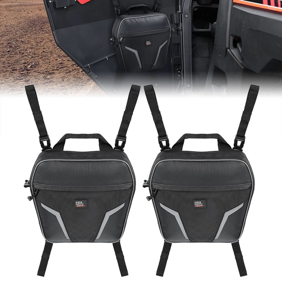 Universal Door Storage Bags for Polaris RZR, Ranger, Can-Am, CFMOTO - Kemimoto