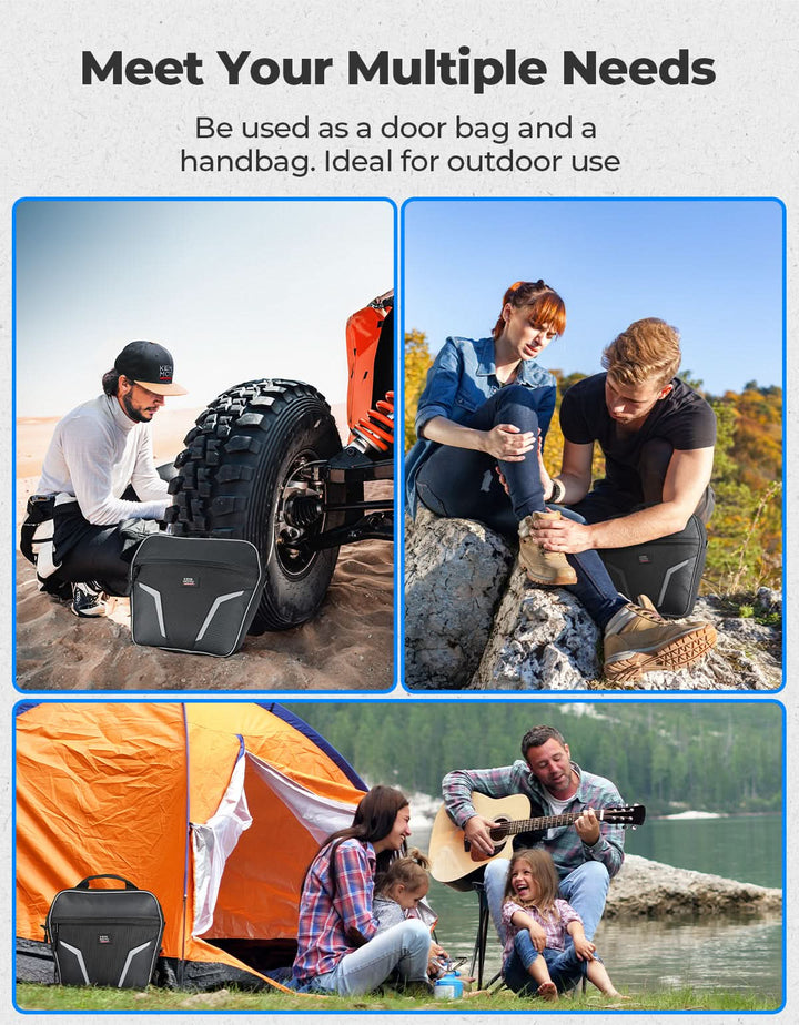 Universal Door Storage Bags for Polaris RZR, Ranger, Can-Am, CFMOTO - Kemimoto