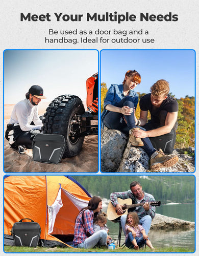 Universal Door Storage Bags for Polaris RZR, Ranger, Can-Am, CFMOTO - Kemimoto