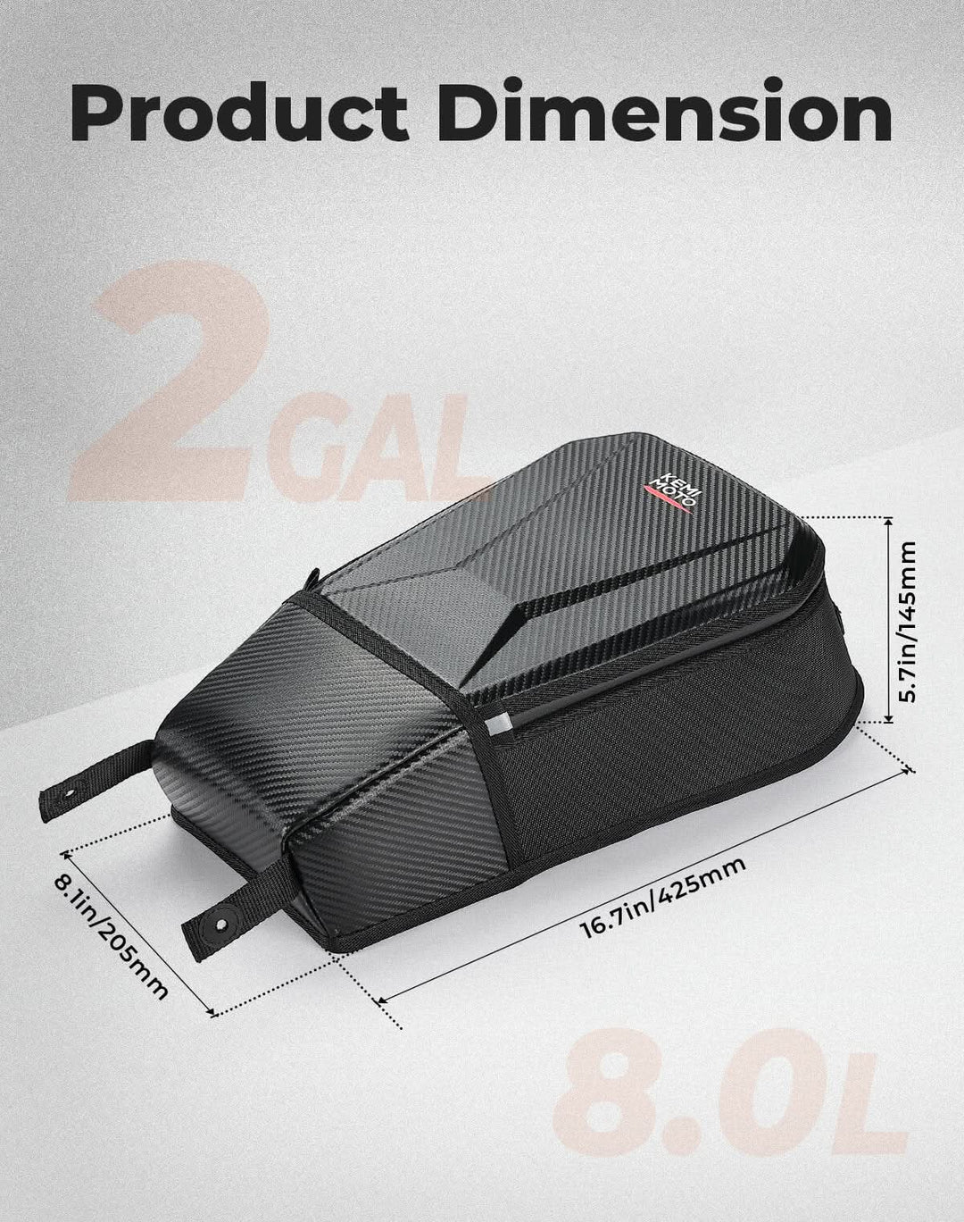 Shoulder Storage Bag for Can-Am Maverick R 2024+ - Kemimoto