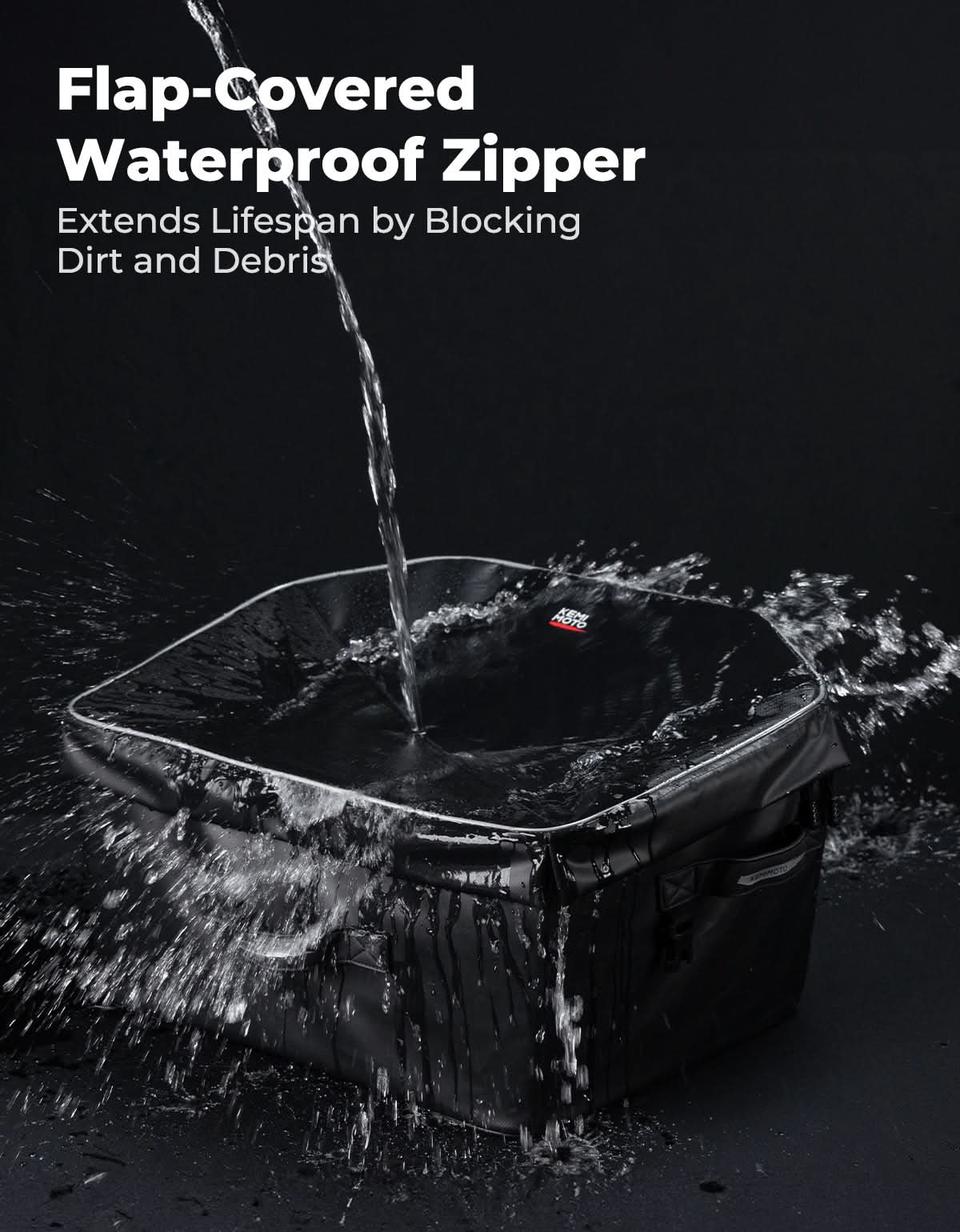 65L UTV Rear Cargo Storage Bag for RZR XP 1000/ RZR PRO XP 1000 - Kemimoto