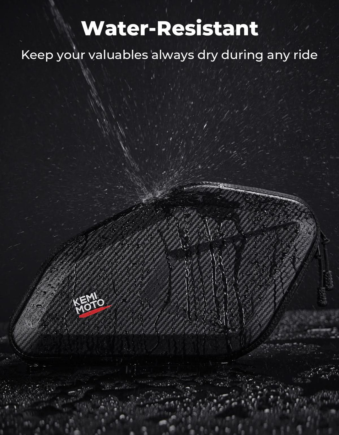 Lower Door Bags Semi-Rigid for Can-Am Maverick R - Kemimoto