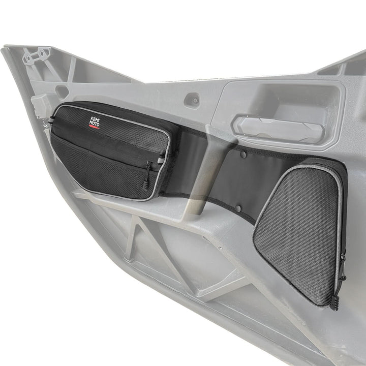 1Pair Door Bags with Knee Pads for Can Am Commander - Kemimoto