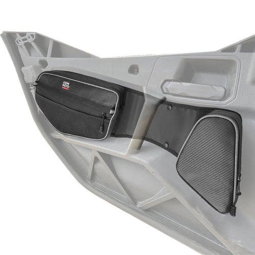 1Pair Door Bags with Knee Pads for Can Am Commander - Kemimoto