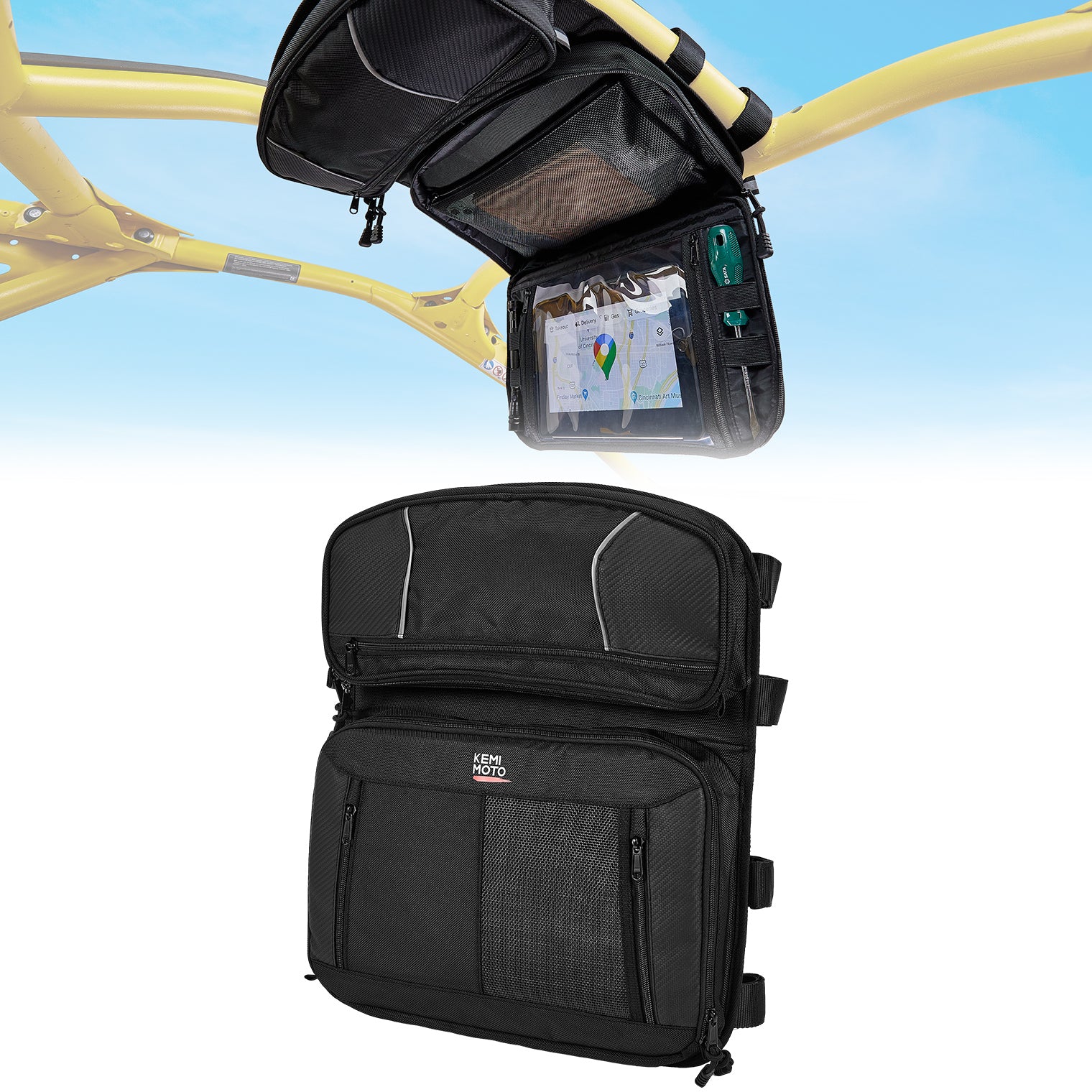 Roof Bag for Can-Am Maverick R 2024+ – Kemimoto