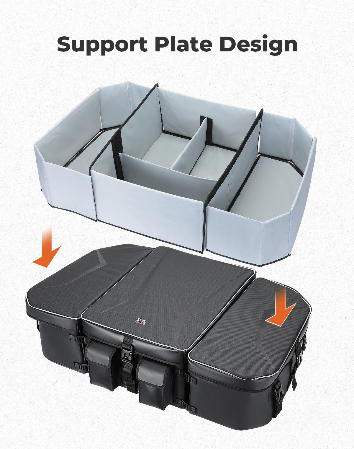 112L Rear Storage Bag for Can-Am Maverick R 2025 – Kemimoto