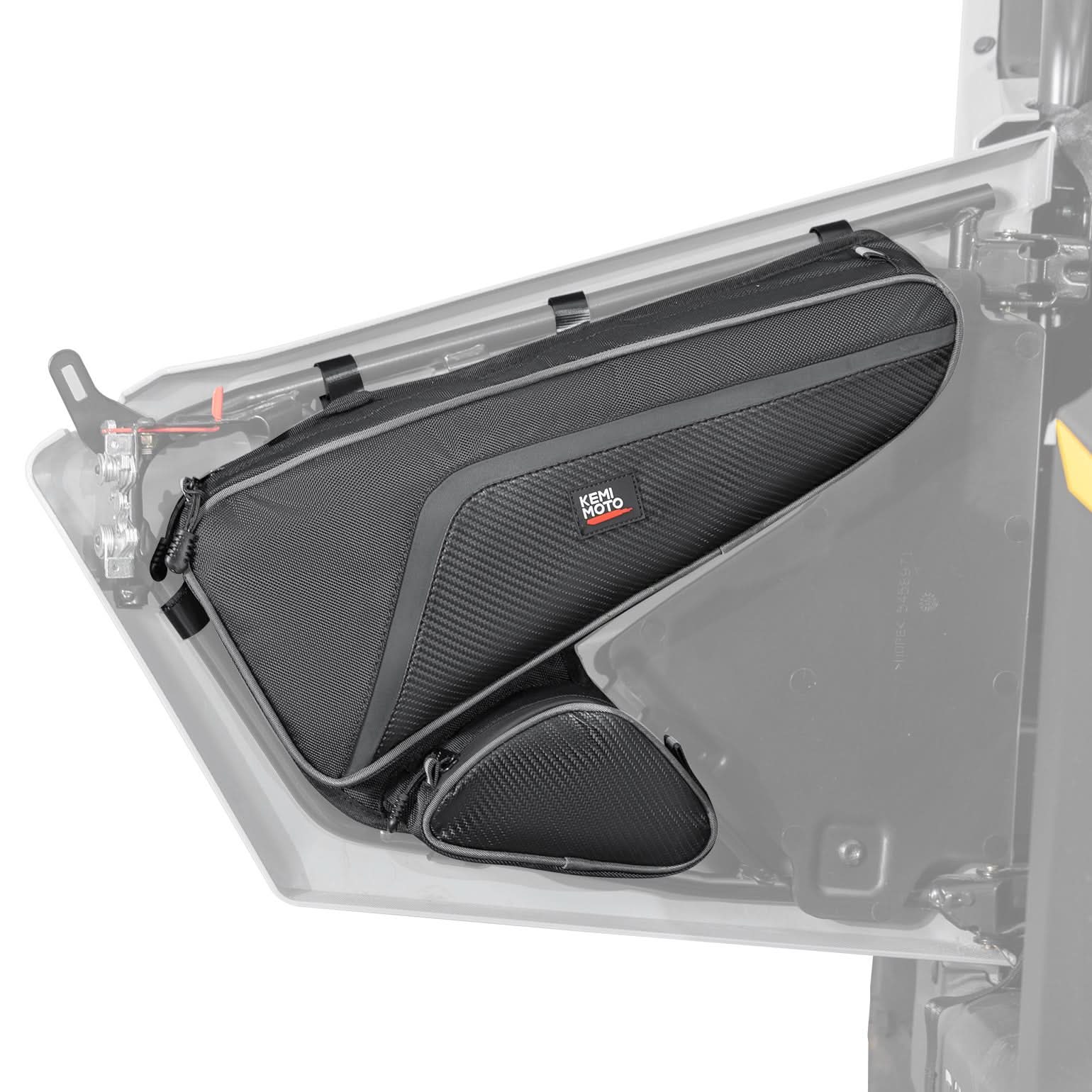 Door Bags 1680D Storage Bag with Knee Pads for Polaris RZR 200 EFI 2022-2025 - Kemimoto