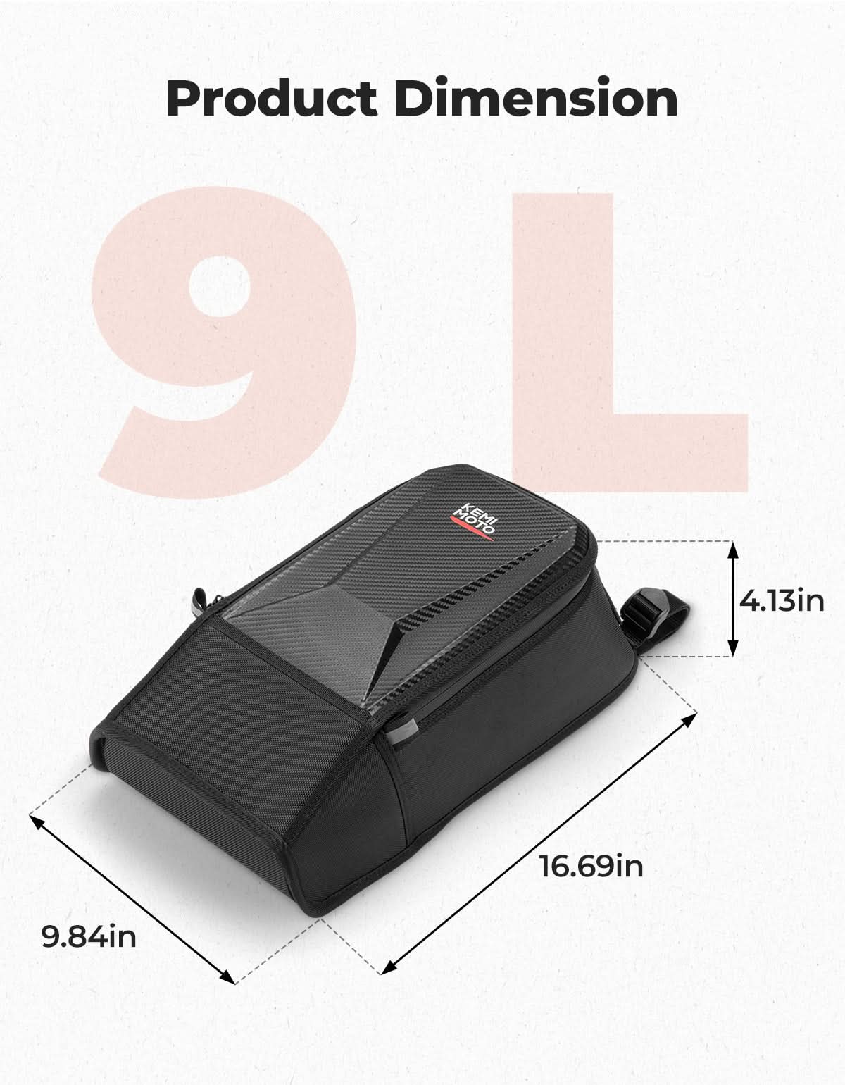 Can-Am Commander / Maverick Trail / Maverick Sport Center Console Storage Bag（2011–2023） - Kemimoto