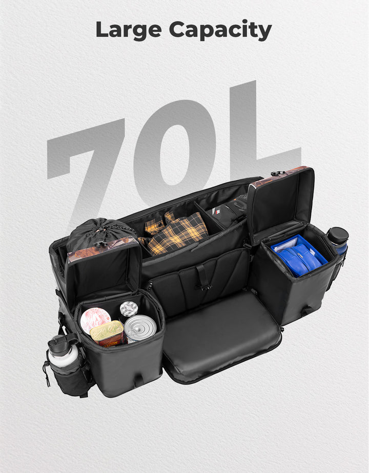 83L ATV Cargo Bag w/ cooler bag for Polaris Can-Am Kawasaki Arctic Cat CFMOTO - Kemimoto