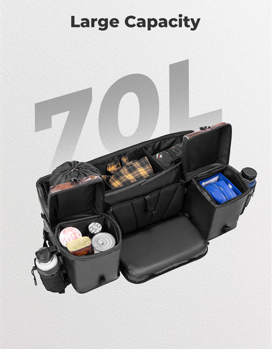 83L ATV Cargo Bag w/ cooler bag for Polaris Can-Am Kawasaki Arctic Cat CFMOTO - Kemimoto