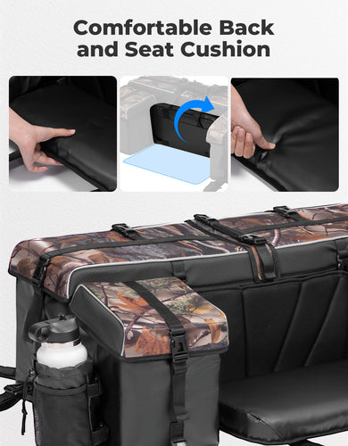 83L ATV Cargo Bag w/ cooler bag for Polaris Can-Am Kawasaki Arctic Cat CFMOTO - Kemimoto