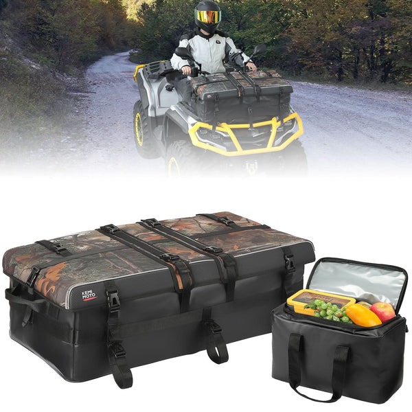 VEVOR ATV Rear Storage Bag, 68L ATV Rear Cargo Bag With Sponge Seat Cushion & Bottle - View #12