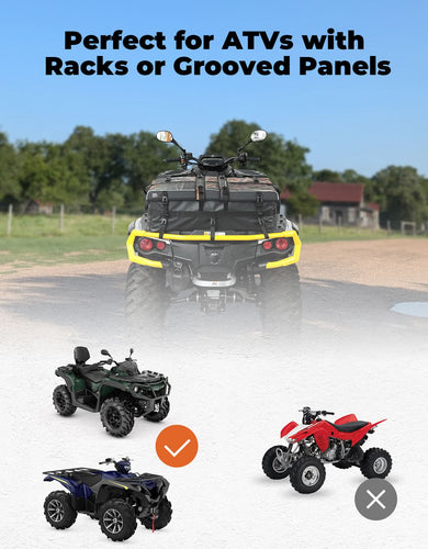 80L ATV Cargo Storage Bag w/ cooler bag for Polaris Sportsman Can-Am Brute Force CFMOTO - Kemimoto