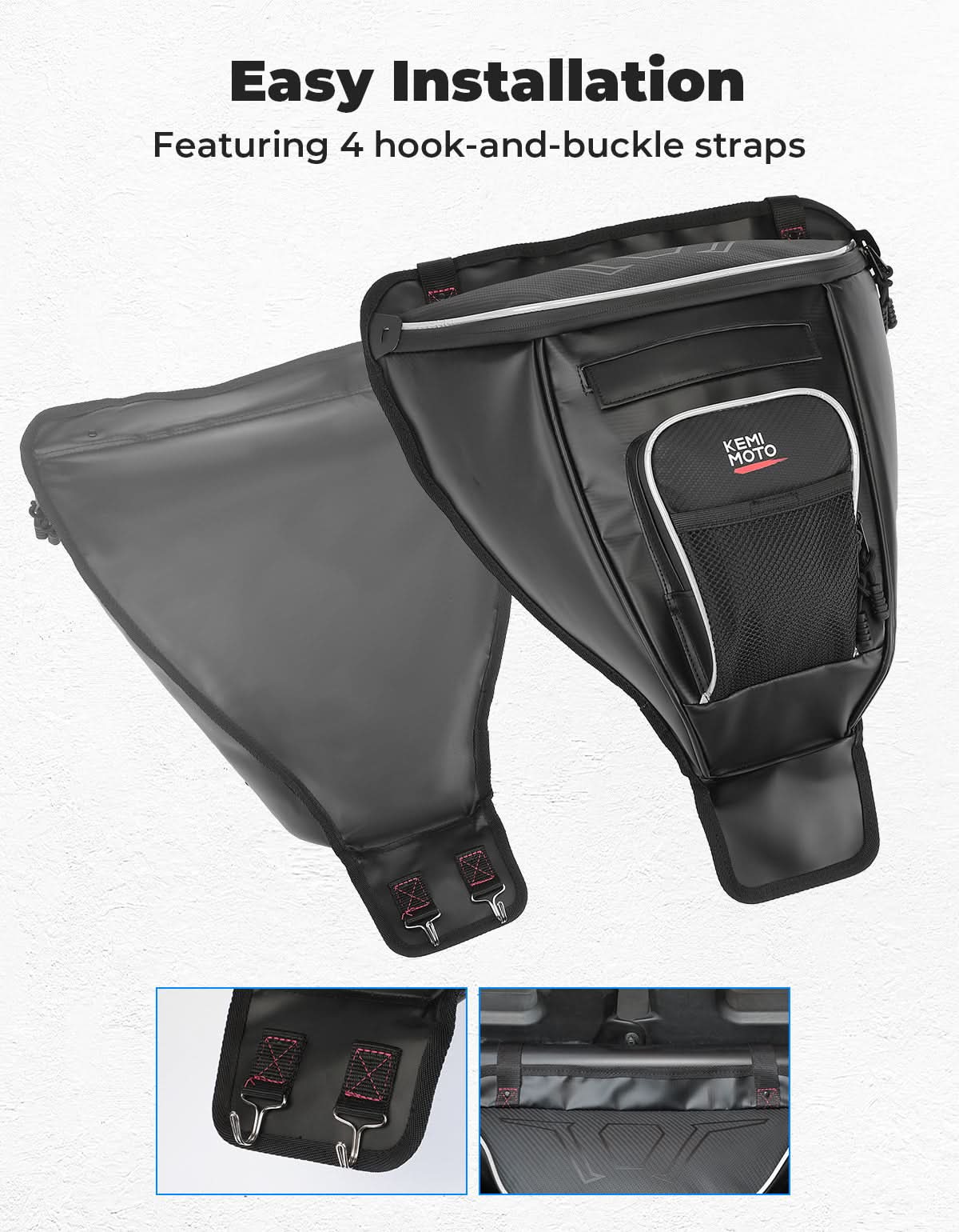 2-in-1 Cooler Storage Bag for Polaris RZR XP 1000, 900, 800, 570 - Kemimoto