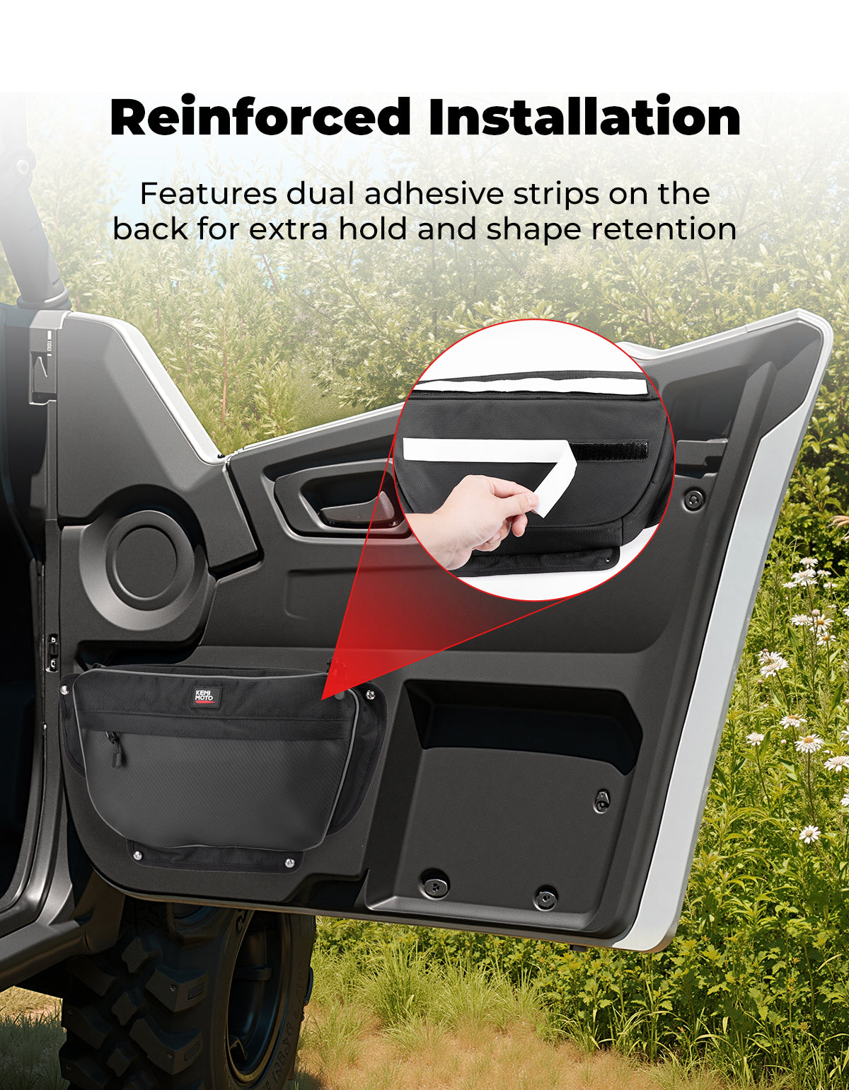 3.5L Door Storage Bags for YAMAHA Wolverine RMAX – Kemimoto