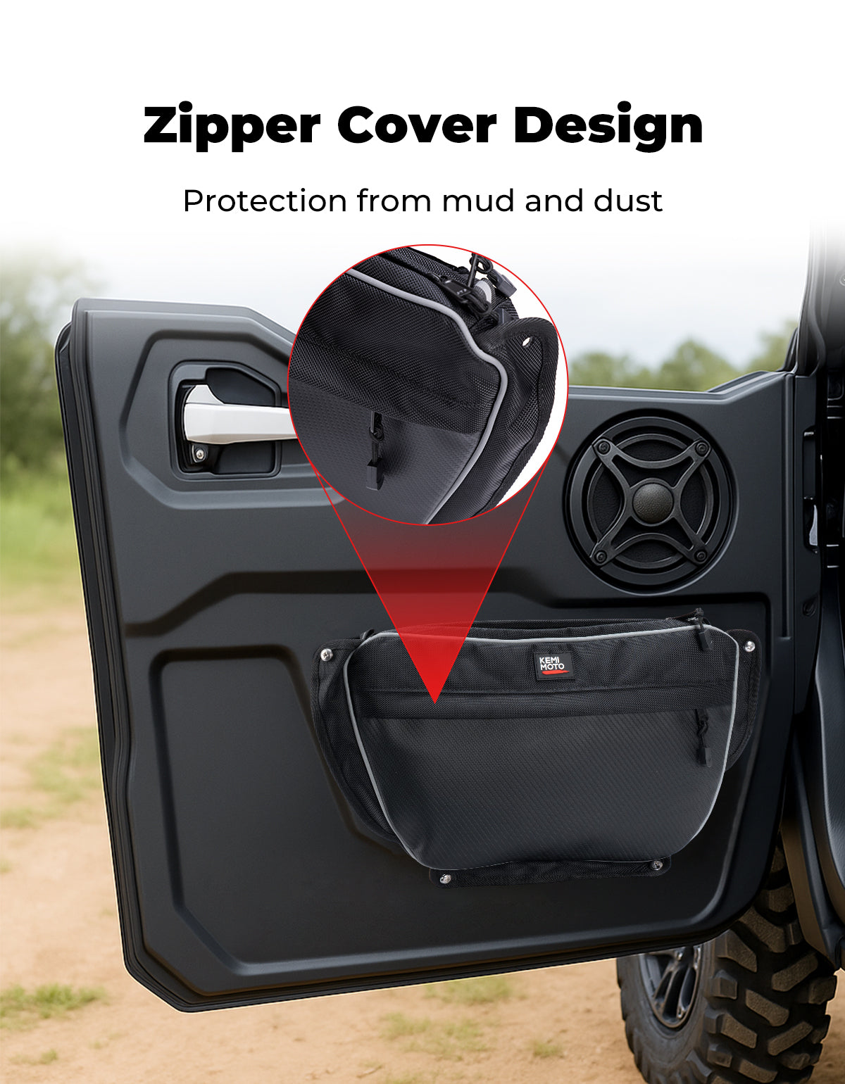 3.5L Door Storage Bags for YAMAHA Wolverine RMAX – Kemimoto