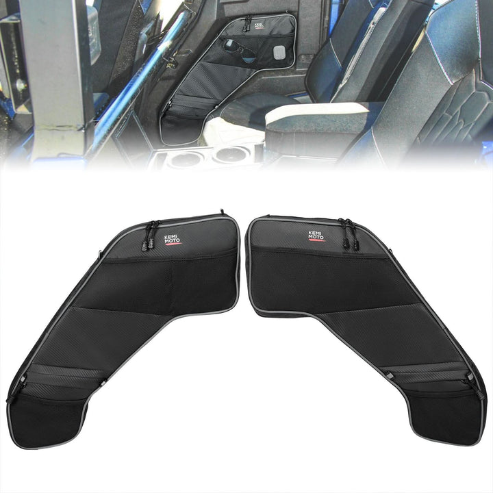 UTV Rear Door Bags with Knee Pad for Polaris General 4 1000 /XP 4 1000 2017-2025 - Kemimoto