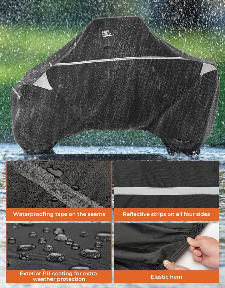 2-Seater UTV Trailering Cover for Ranger,Defender, Uforce, Mule - Kemimoto