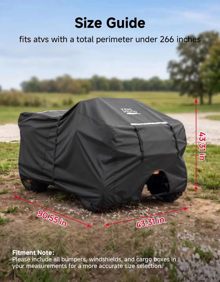 600D Trailerable ATV Cover for Polaris Sportsman 570 / 850