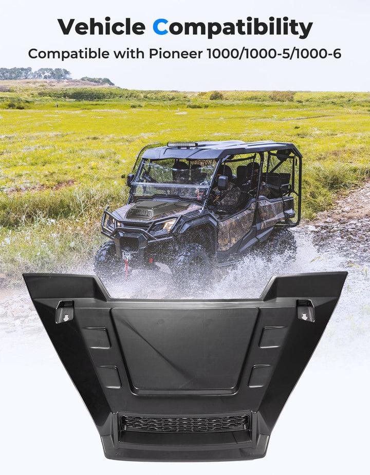 Sport Hood Scoop with Mesh for Pioneer 1000 2016-2025 - Kemimoto
