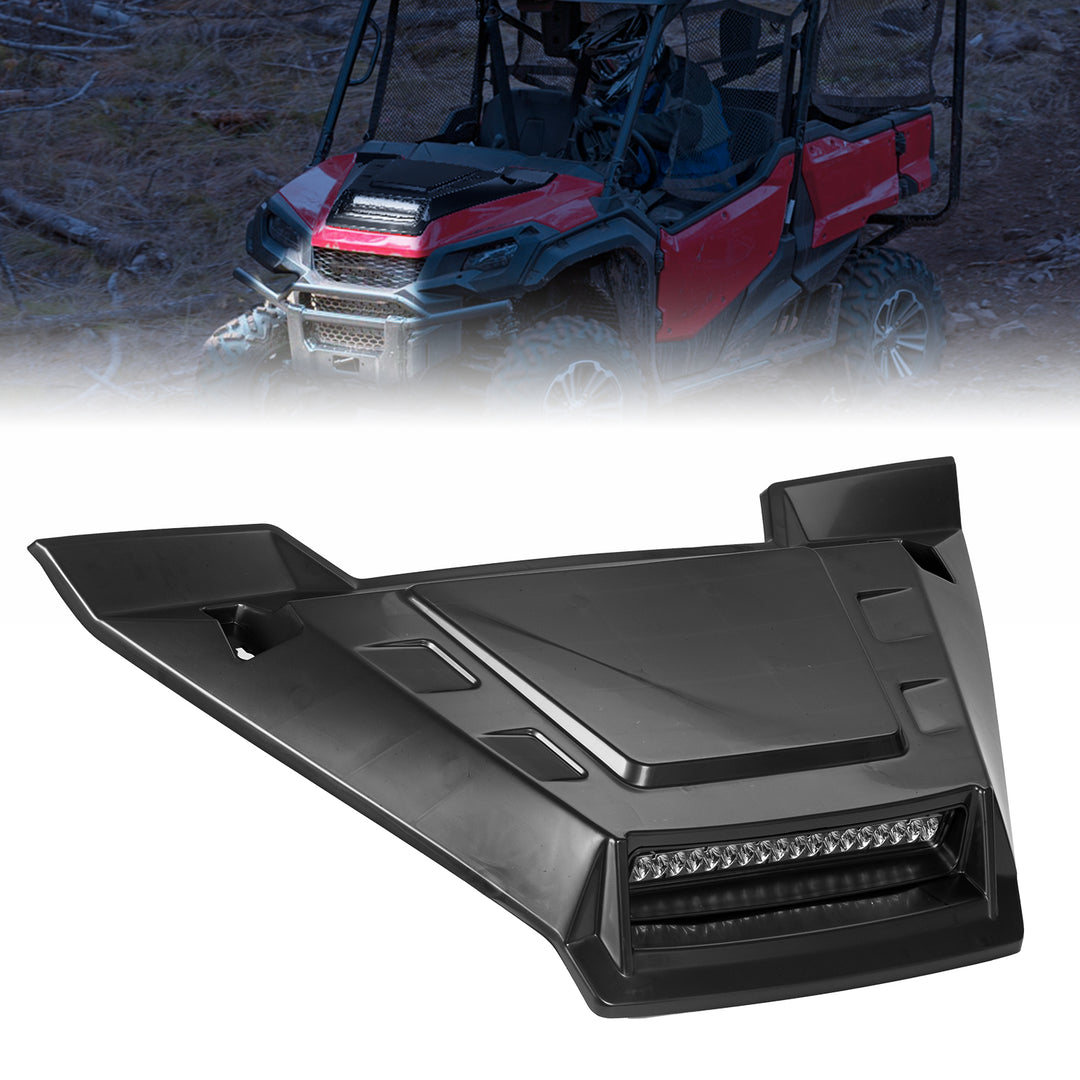 Sport Hood Scoop with LED Light for Pioneer 1000 3P/5P/6P - Kemimoto