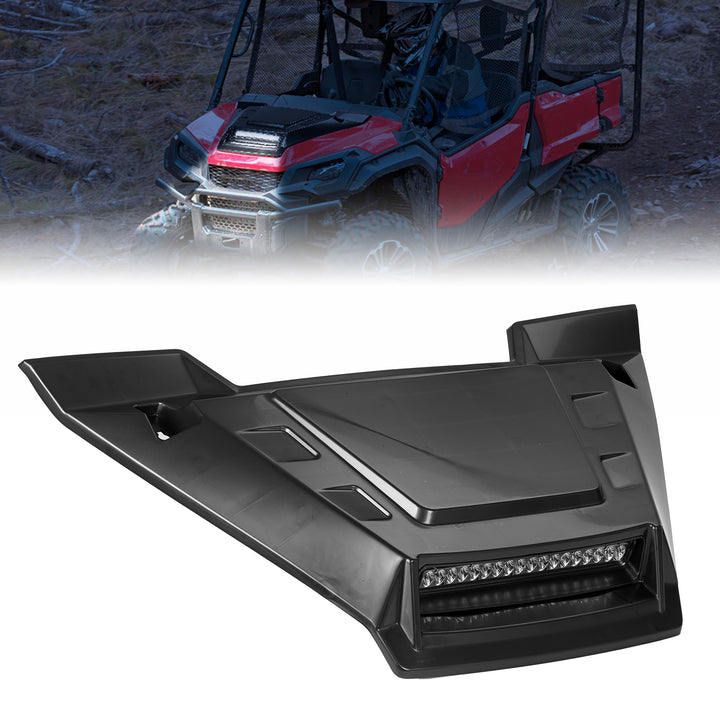 Sport Hood Scoop with LED Light for Pioneer 1000 3P/5P/6P - Kemimoto