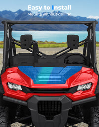 Sport Hood Scoop with LED Light for Pioneer 1000 3P/5P/6P