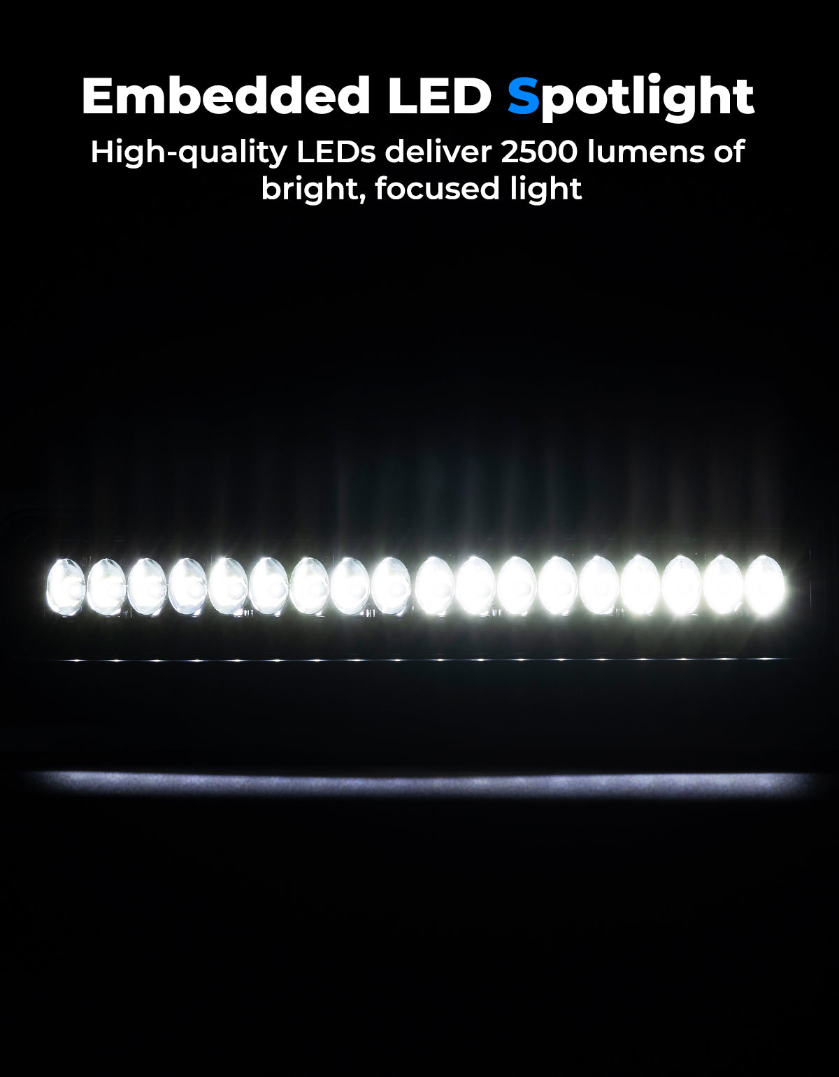 Sport Hood Scoop with LED Light for Pioneer 1000 3P/5P/6P - Kemimoto
