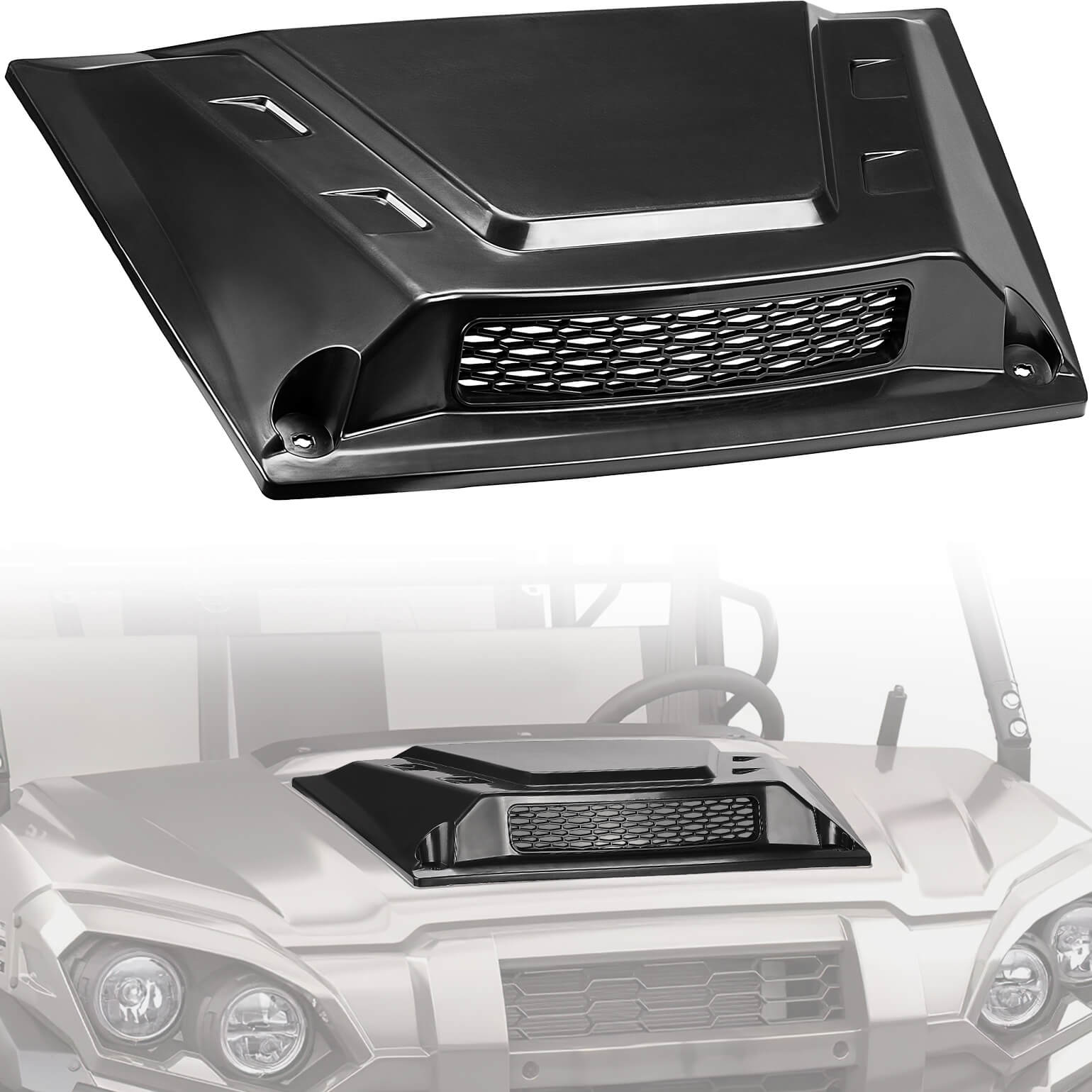 UTV Hood Scoop for Kawasaki Mule Pro FXT DXT DX FX - Kemimoto