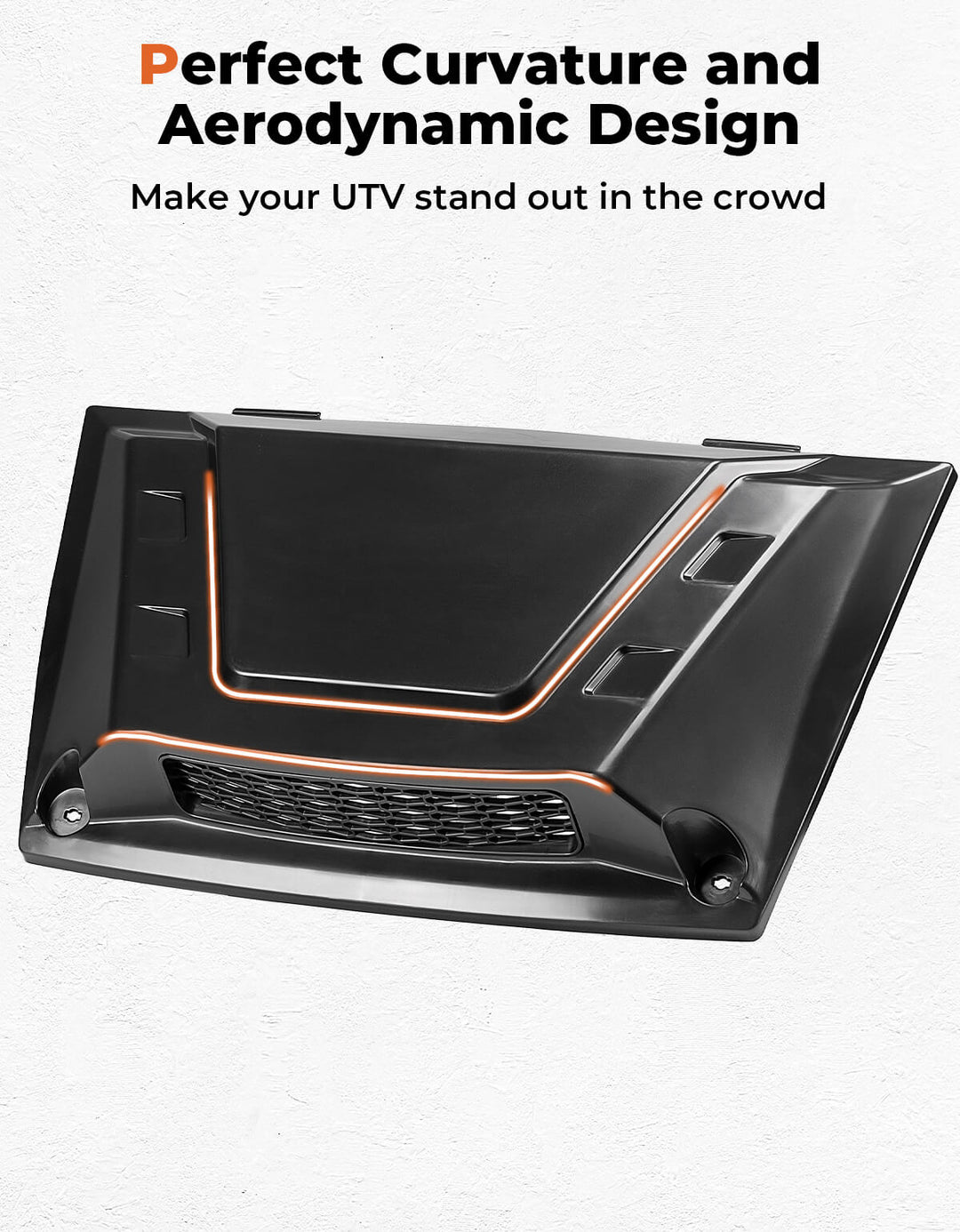 UTV Hood Scoop for Kawasaki Mule Pro FXT DXT DX FX - Kemimoto