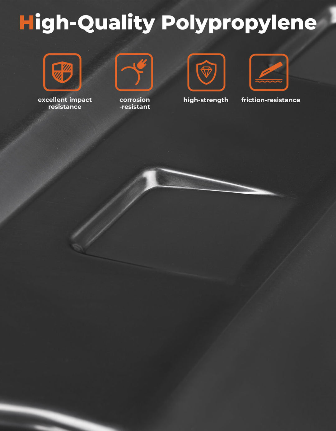 UTV Hood Scoop for Kawasaki Mule Pro FXT DXT DX FX - Kemimoto