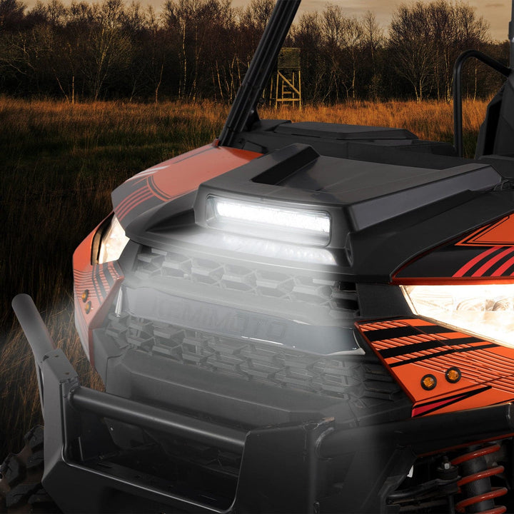 Hood Scoop with LED Spot Light for Polaris Ranger XP 1000/ Crew - Kemimoto