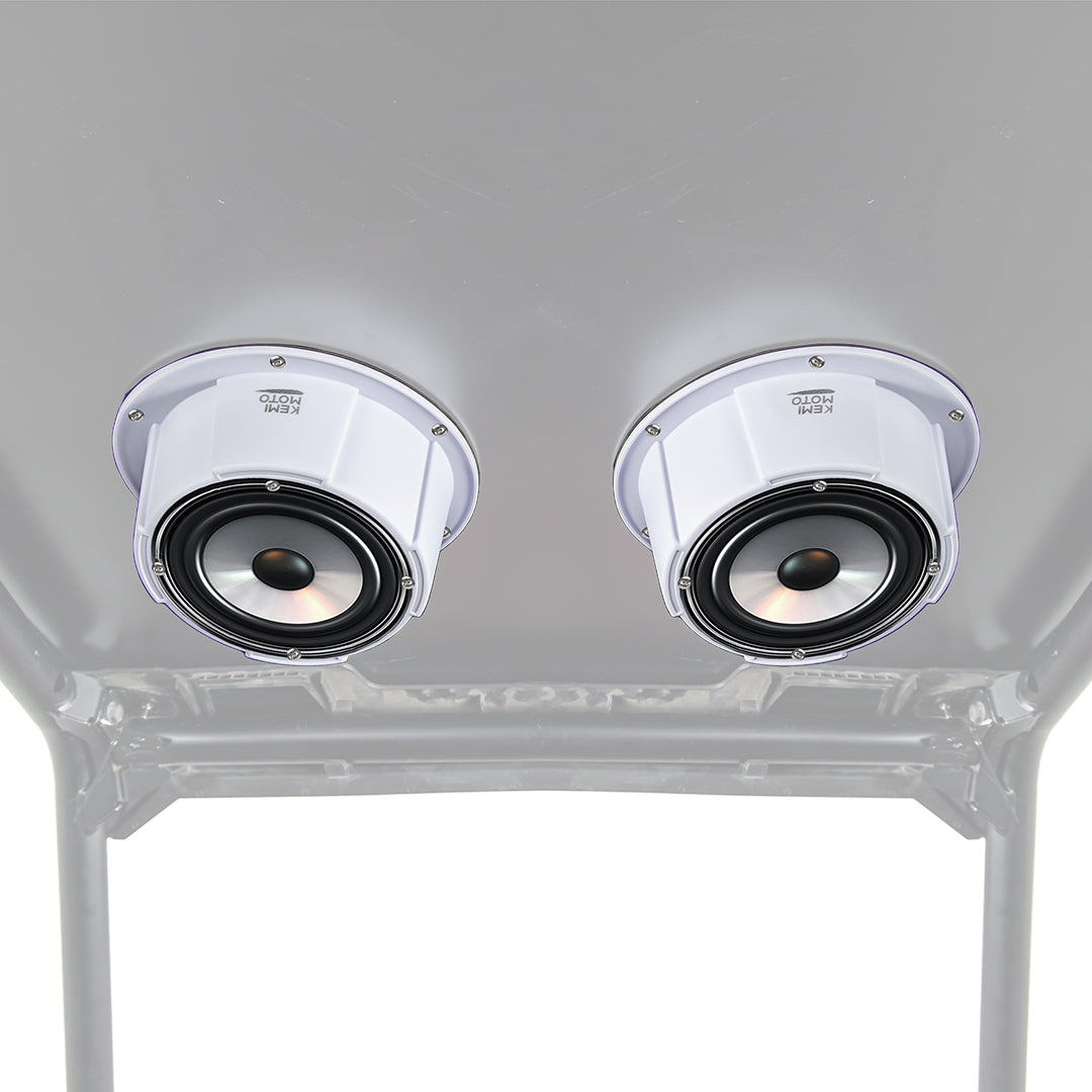 Universal Speaker Pods White for 6.5" Speakers
