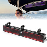 33 Inch 8-Speaker RGB Bluetooth Sound Bar for Boats