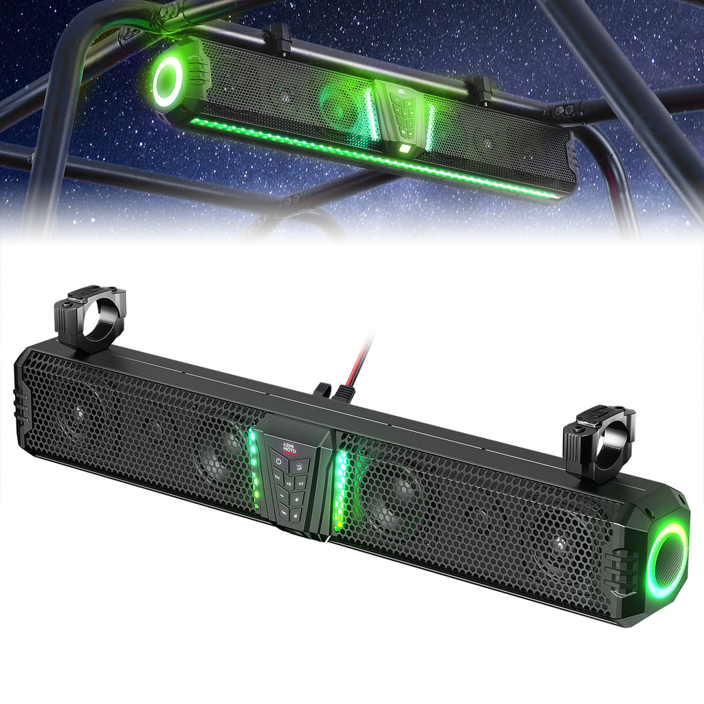 Kemimoto Midnight 80 32-inch 6-Speaker UTV Sound Bar