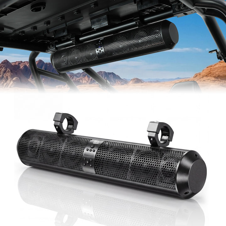 <tc>Barra de sonido Bluetooth UTV de 6 altavoces para barra antivuelco de 1.56"-2.25"</tc>