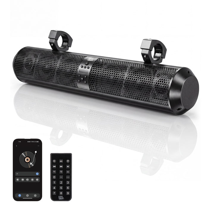 <tc>Barra de sonido Bluetooth UTV de 6 altavoces para barra antivuelco de 1.56"-2.25"</tc>