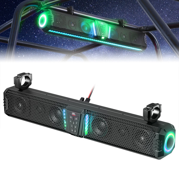 KEMIMOTO Midnight Sound Bar for Polaris RZR/570/800/900/XP/1000/Pro - Kemimoto
