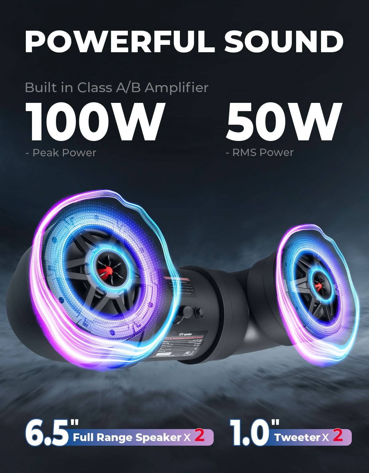 ATV Bluetooth Speaker 6.5