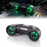 ATV Bluetooth Speaker 8" Sound Bar with RGB Lights for Polaris Can-Am