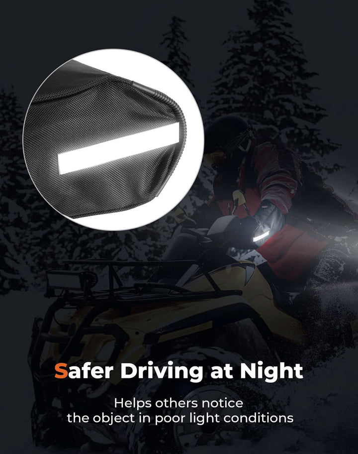 Upgraded ATV Waterproof Gloves for Motorcycle Sportsman Grizzly Scrambler FourTrax - Kemimoto