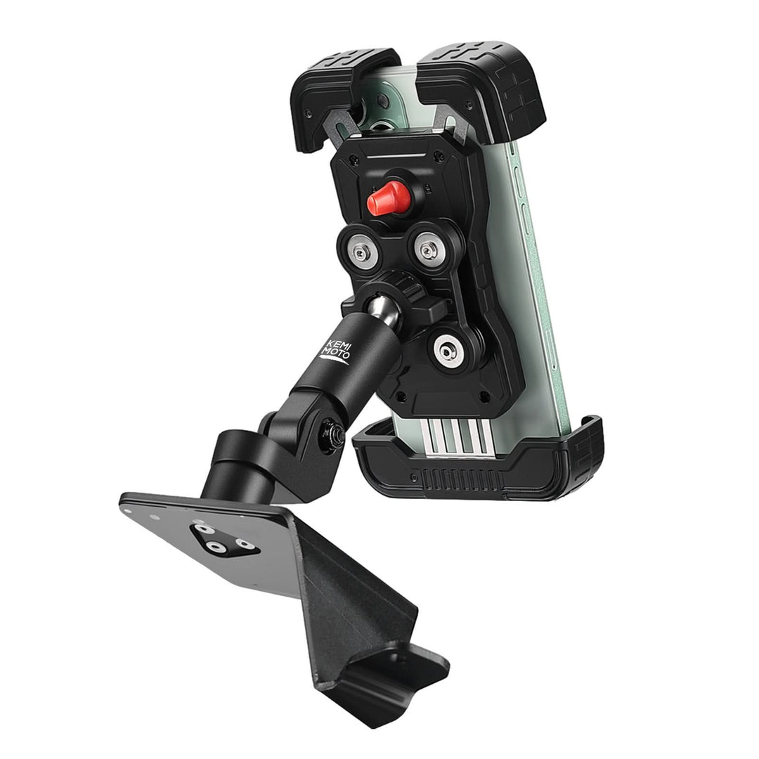 X3 Phone Mount Aluminum Anti-Vibration 360° Adjustable Holder for Can-Am Maverick X3 & Max - Kemimoto