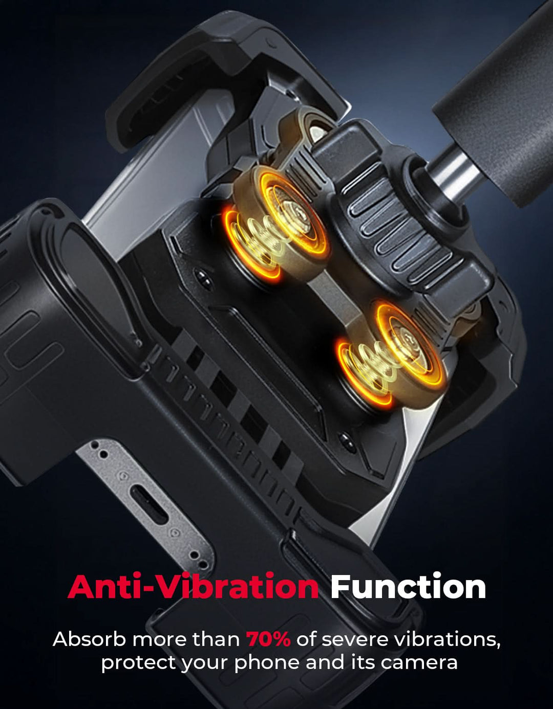 X3 Phone Mount Aluminum Anti-Vibration 360° Adjustable Holder for Can-Am Maverick X3 & Max - Kemimoto