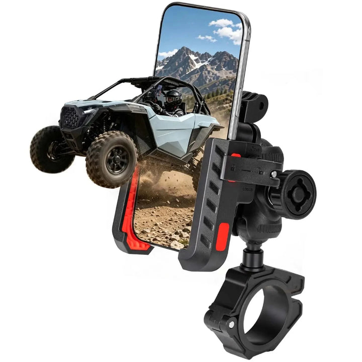 UTV Phone Mount Fit for 1.75"-2" Roll Cage,X3/RZR/Ranger