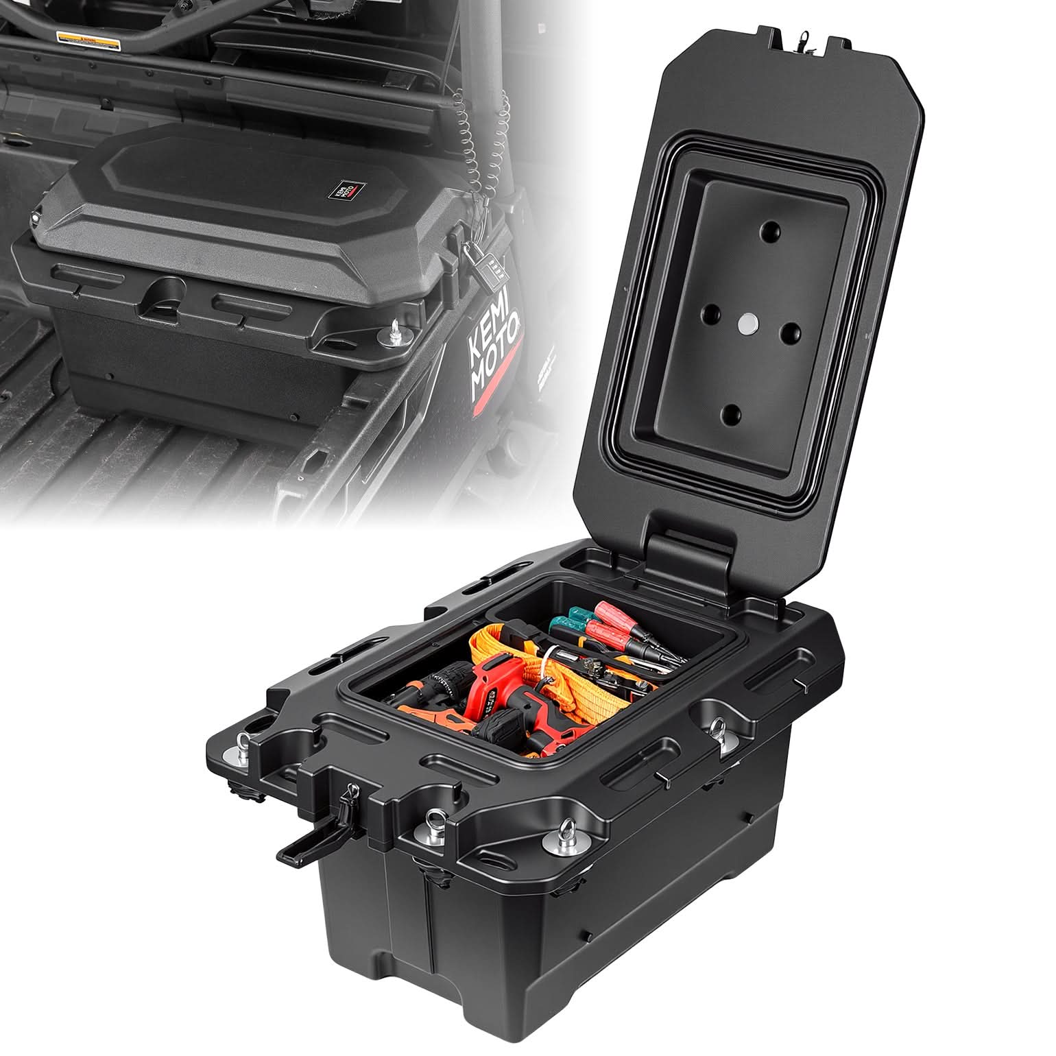 Storage Box for Can-Am Defender / Defender MAX / Commander (2016–2026) - Kemimoto