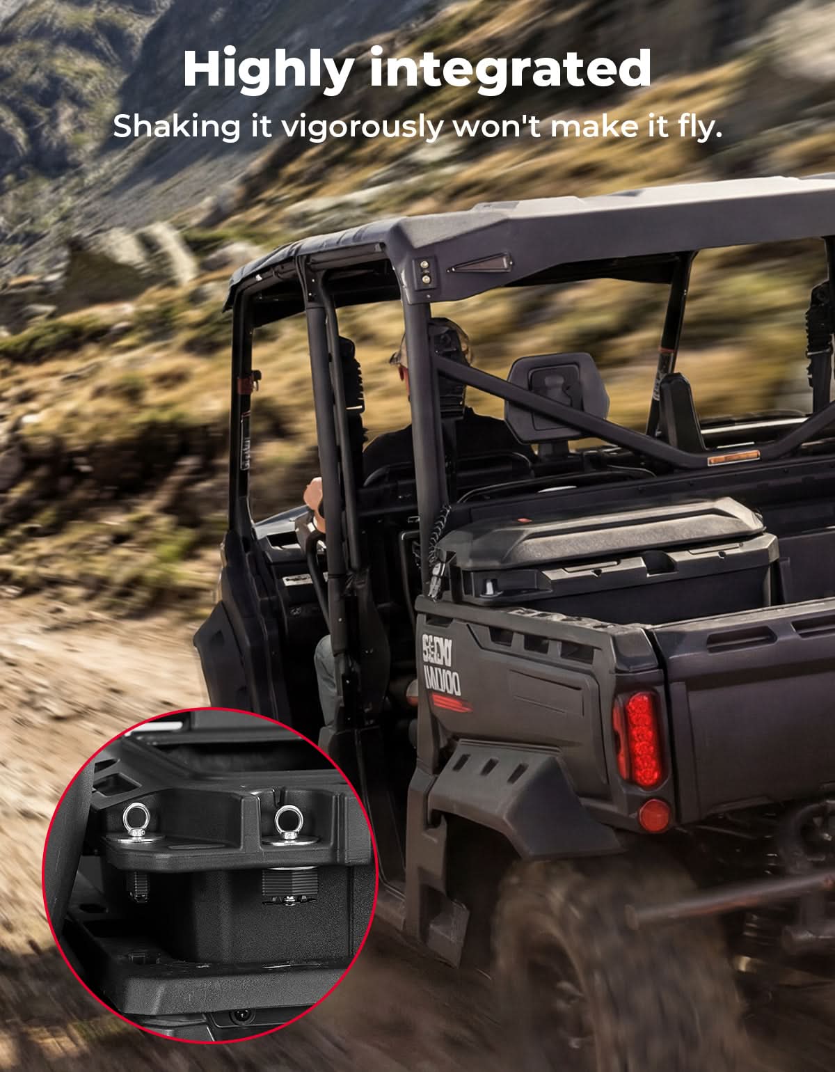 Storage Box for Can-Am Defender / Defender MAX / Commander (2016–2026) - Kemimoto